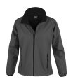 Dames Softshell Jas Result R231F Charcoal/Black